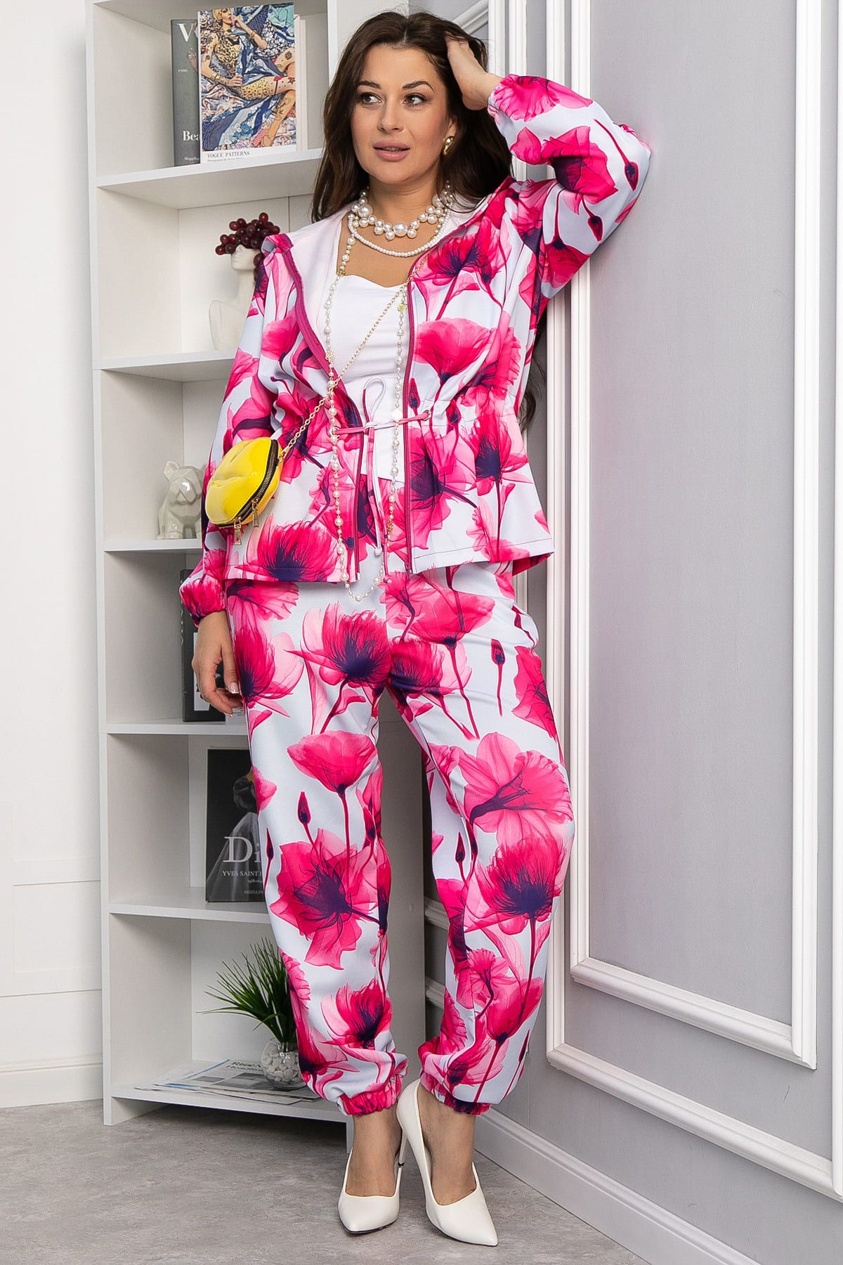 Костюм Бомба стиля (розово-голубой) К13141-6М