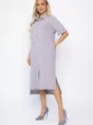 Платье Фруктовый коктейль (светло-серое) П13655-18М