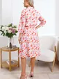 Платье Одиссея (красно-розовое) П15845-45М