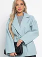 Пальто-пиджак (голубой) Б15087-7М