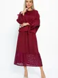 Юбка с кружевом Элегия (бордо) Ю14912-10М