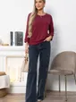 Джемпер трикотажный Претти (бордовый) Б14845-50М