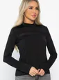 Водолазка трикотажная Лисса (черная) Б14298-22М