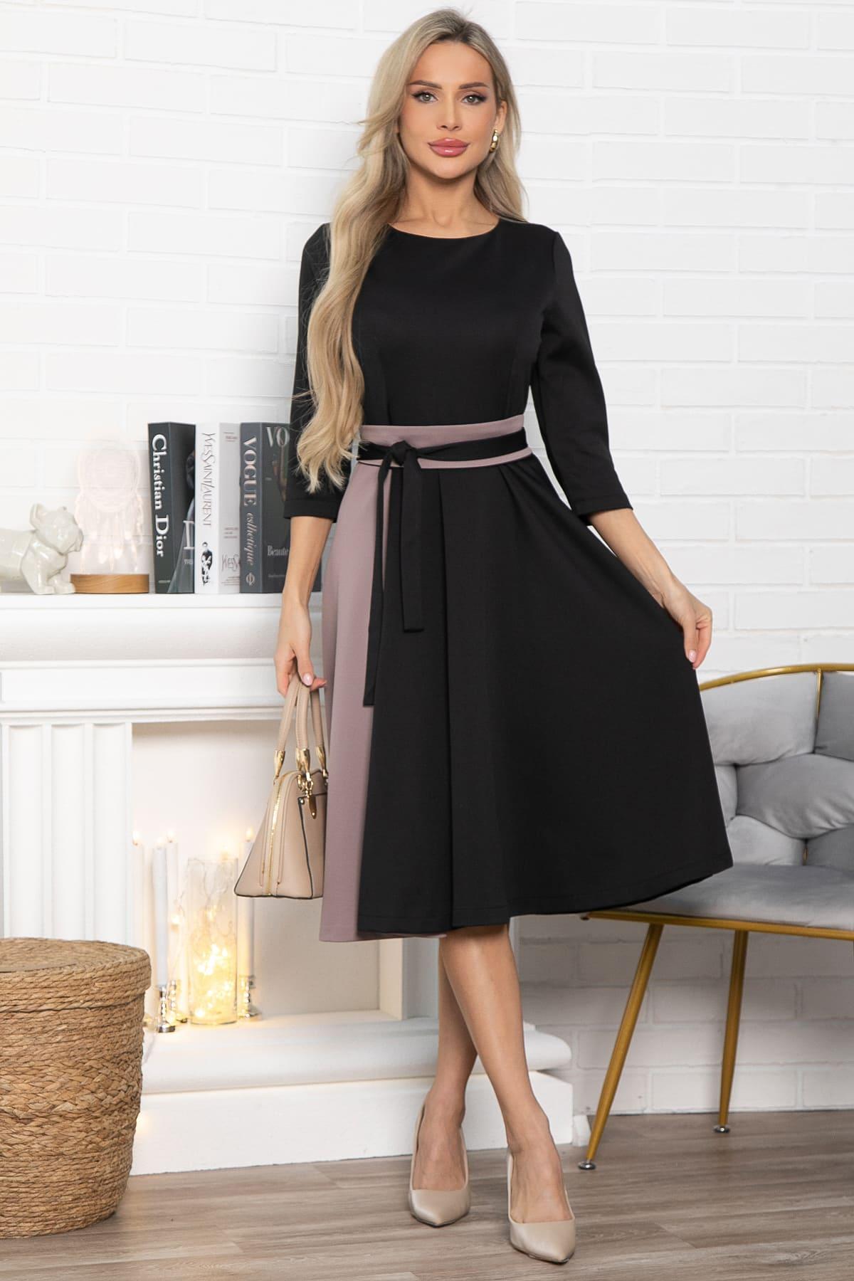 Платье Висанна (черное) П15069-30М