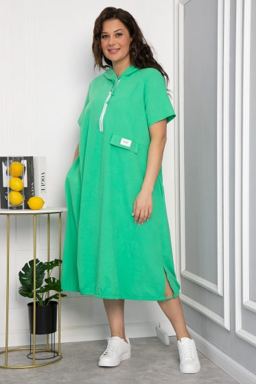 Платье "Рокси" (зеленое) П8936
