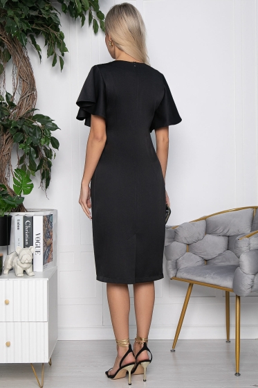 Платье Безграничное обаяние (черное) П10522