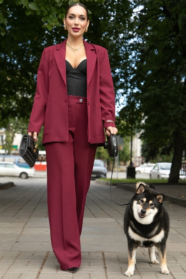 Брюки Брайн (слива) Б14104-34М