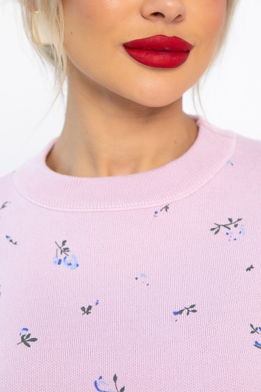 Свитер оверсайз Анита (сиреневый) Б14760-1М