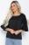 Блуза Покоряя сердца (черная) Б12431-1 Блуза Покоряя сердца (черная) Б12431-1