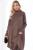 Платье "Мару" (кофе) П9010 Платье "Мару" (кофе) П9010