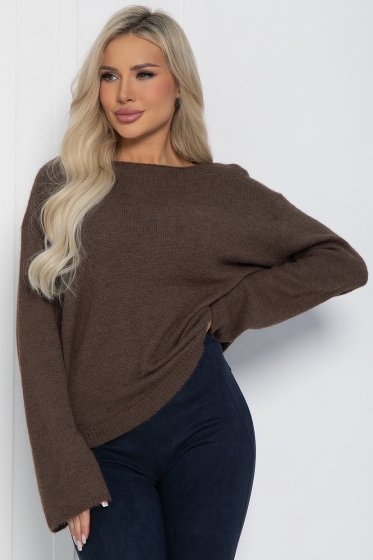 Джемпер Евангелина (коричневый) Б14170-5М