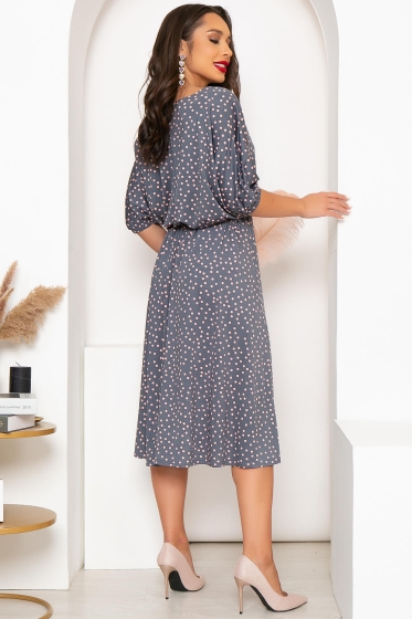 Платье "Беверли" (графит) П4316