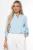 Блуза "Эва" (голубая) Б8666 Блуза "Эва" (голубая) Б8666