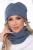 Комплект шапка и снуд (деним) ШС13 Комплект шапка и снуд (деним) ШС13