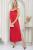 Платье комбинация Мэй (красное) П12215-2 Платье комбинация Мэй (красное) П12215-2