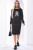 Юбка миди (черный меланж) Ю8270 Юбка миди (черный меланж) Ю8270