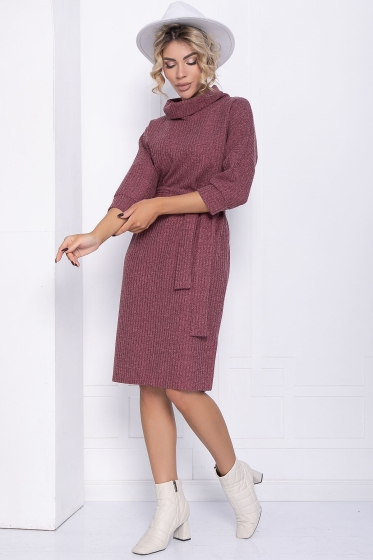 Платье Никс (бордовое) П12103