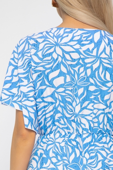 Платье Летнее настроение (голубое) П13728-7М