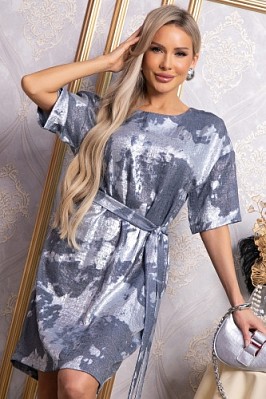 Платье Дженнис (мраморное) П14831-25М