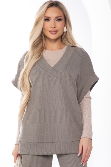 Костюм "Уютный шарм" (хаки) К8232