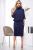 Платье "Антония" (темно-синее) П7725 Платье "Антония" (темно-синее) П7725