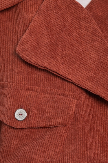 Жакет укороченный Динара (коричневый) Б14327-39М