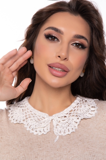 Воротничок ручная вязка В6